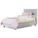 59 Inch Folding Breathable Baby Bed Rail Guard with Safety Strap by LJGDeals