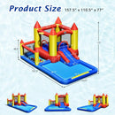 Inflatable Water Slide Castle Kids Bounce House with 480W Blower by DirectDeals