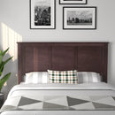 Full Wood Headboard Flat Panel with Pre-drilled Holes and Height Adjustment by LJGDeals