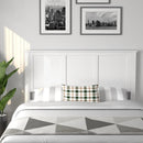 Full Wood Headboard Flat Panel with Pre-drilled Holes and Height Adjustment by LJGDeals