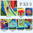 Inflatable Kid Bounce House Slide Climbing Splash Park Pool Jumping Castle Without Blower by LJGDeals