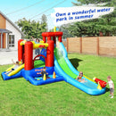 9-in-1 Inflatable Kids Water Slide Bounce House without Blower by LJGDeals
