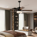 52 Inch Ceiling Fan with 3 Wind Speeds and 5 Reversible Blades by LJGDeals