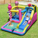 Sweet Candy Inflatable Bounce House with Water Slide and 480W Blower by LJGDeals