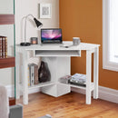 Wooden Study Computer Corner Desk with Drawer by LJGDeals