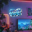 UV Printed Fresh Neon Wall Art- LV0011