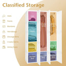 Foldable Armoire Wardrobe Closet with 10 Cubes by LJGDeals