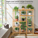 Multifunctional Bamboo Shelf Storage Organizer Rack by LJGDeals