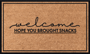 Welcome! Hope you brought snacks