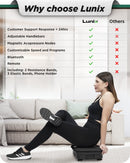 LX18 Vibration Plate With Handlebar  - Black