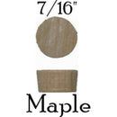 Wood Plugs, End Grain Tapered Flat Top (Pack of 12)