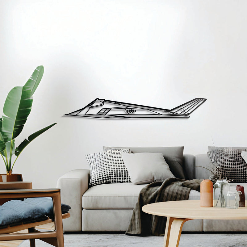 F-117 Nighthawk Metal Aircraft Wall Art - NCP0084