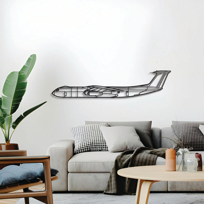 C-141 Starlifter Metal Aircraft Wall Art - NCP0041