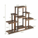 6-Tier Flower Wood Stand Plant Display Rack Storage Shelf by LJGDeals