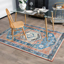 5 x 7 Inch Non-Shedding Distressed Vintage Indoor Area Rug by LJGDeals