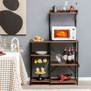 4 Tier Vintage Kitchen Baker's Rack Utility Microwave Stand-Coffee by LJGDeals