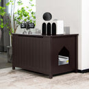 Wooden Cat Litter Box Enclosure with Top Opening Side Table Furniture by LJGDeals