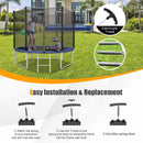 5.5 Inch Rustproof Galvanized Steel Replacement Trampoline Elasticity Springs by LJGDeals