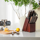 15 Pieces Stainless Steel Knife Set with Ergonomic Handle by LJGDeals