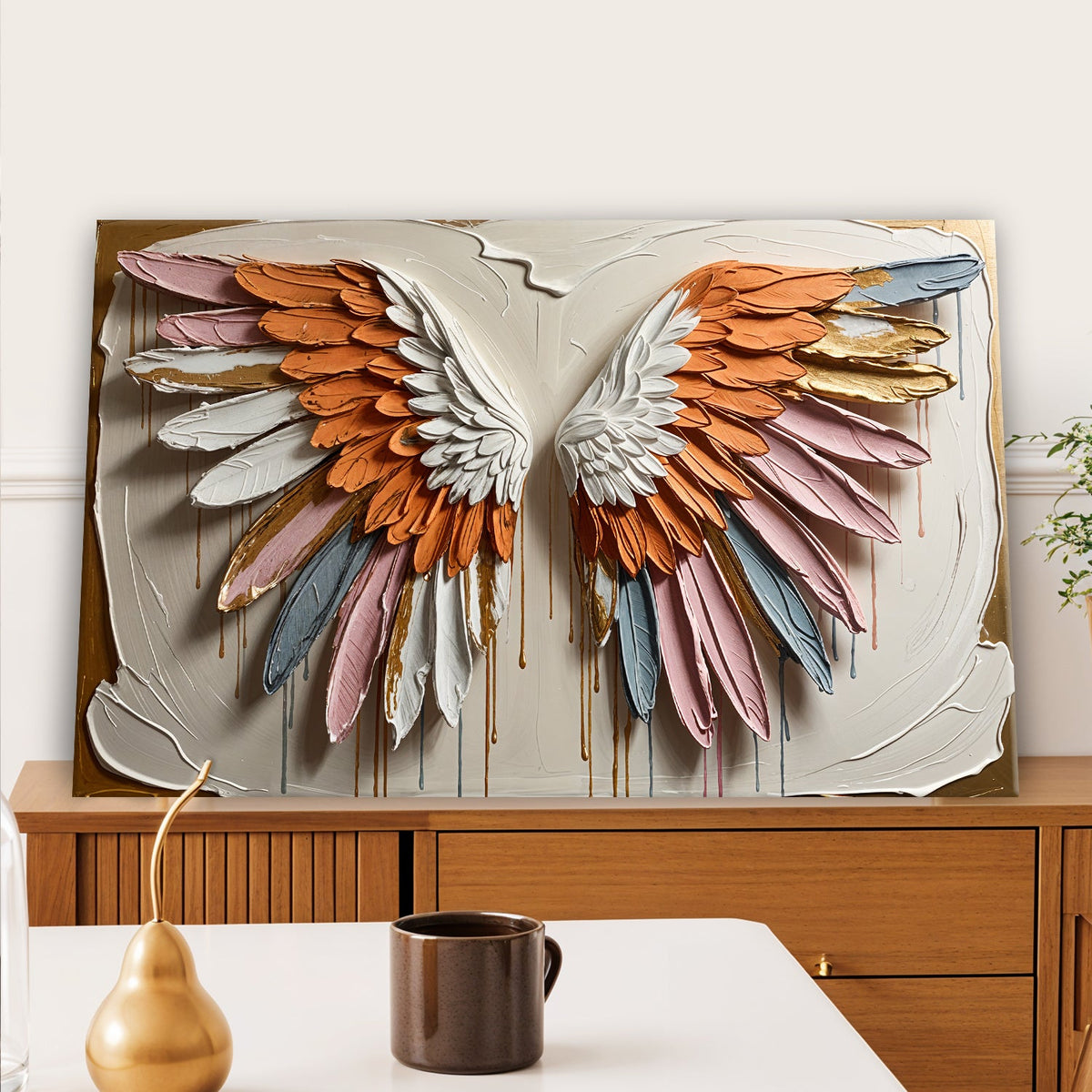 Angelic Wings Wall Art, photo 3 of 10