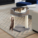 Multi-Level Cat Climbing Tree with Scratching Posts and Large Plush Perch by LJGDeals