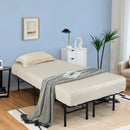 Full/King Size Folding Steel Platform Bed Frame for Kids and Adults by LJGDeals