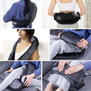 Electric Back and Neck Kneading Shoulder Massager with Heat Straps by LJGDeals