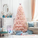 6/7 Feet Artificial Christmas Tree Hinged Full Fir Tree by LJGDeals