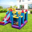 5-in-1 Inflatable Bounce House with 735W Blower and 50 Ocean Balls by LJGDeals