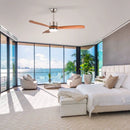 52 Inch Reversible Ceiling Fan with LED Light and Adjustable Temperature by LJGDeals