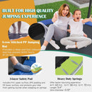 8/10 Feet Recreational Trampoline with Basketball Hoop by LJGDeals