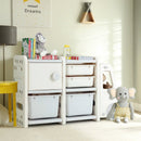 Toddler Truck Storage Organizer with Plastic Bins by LJGDeals