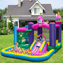 6-in-1 Kids Inflatable Unicorn-themed Bounce House with 735W Blower by LJGDeals