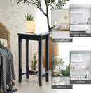 Set of 2 Versatile 2-Tier End Table with Storage Shelf by LJGDeals