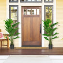5 Feet Artificial Tree Faux Monstera Deliciosa Plant for Home Indoor and Outdoor by LJGDeals