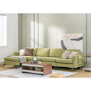 Modular L-shaped Sectional Sofa with Reversible Ottoman and 2 USB Ports by LJGDeals