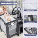 Portable Baby Nursery Center 4-in-1 Portable Travel Crib by LJGDeals