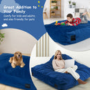 47 x 35.5 Inch Crash Pad Sensory Mat with Foam Blocks and Washable Cover