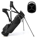 Golf Stand Cart Bag with 4 Way Divider Carry Organizer Pockets by LJGDeals