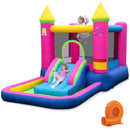 Inflatable Bounce House Cute Princess Bouncy Castle with 520W Blower by LJGDeals