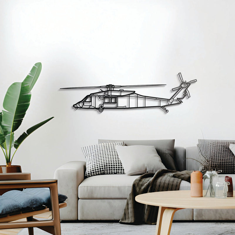 HH60-M Metal Aircraft Wall Art - NCP0285