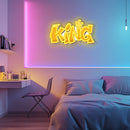 UV Printed King Neon Wall Art- LV0027