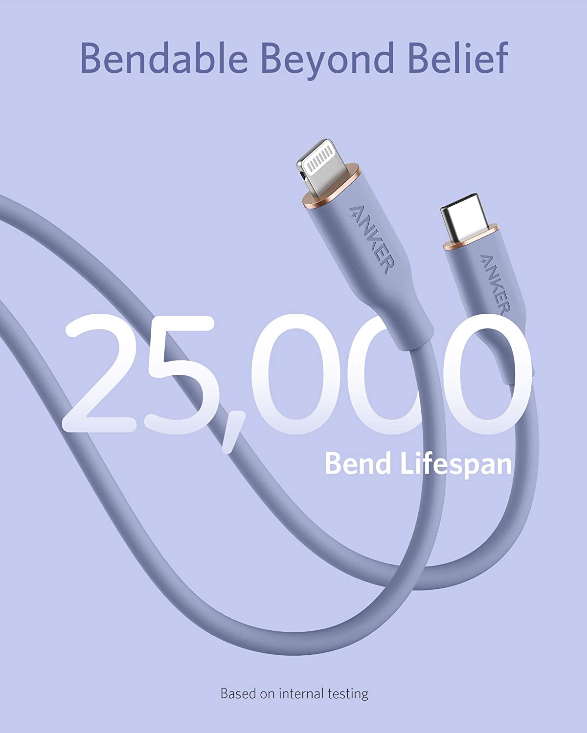 Anker <b>641</b> USB-C to Lightning Cable (Flow, 3 ft Silicone), photo 28 of 43
