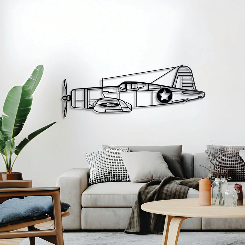 F4U Corsair Metal Aircraft Wall Art - NCP0072