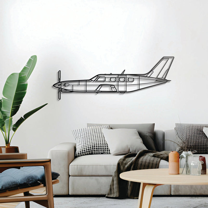 PA-46 Malibu Metal Aircraft Wall Art - NCP0190