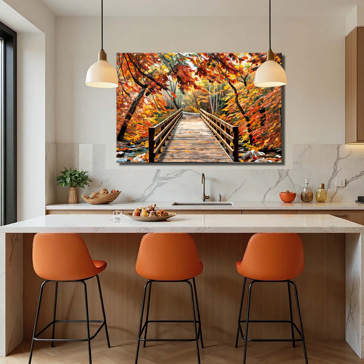 Crossing Autumn Wall Art, photo 3 of 10