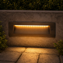 STBCC18 3CCT 3W LED Cast Brass Outdoor Horizontal Modern Step Light 12V Low Voltage Lighting by Kings Outdoor Lighting