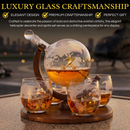 Helicopter Whiskey Decanter Gift Set