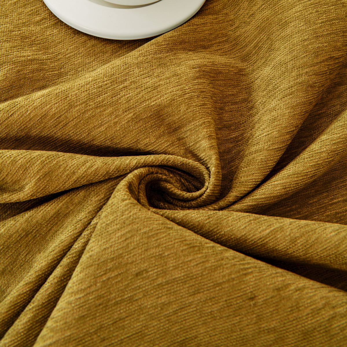 Solid Color Chenille Sofa Throw Blanket, Modern Decor Soft Couch Cover with Fringes, photo 6 of 42