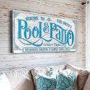 Personalized Swimming Pool Sign